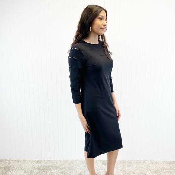 NEW Love Scarlett‎ Womens S Knit Dress Black Cutout s Grunge Gothic Stretchy - Picture 4 of 16